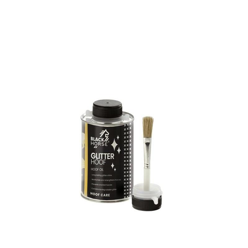 Olej do kopyt z brokatem Glitter Hoof Oil 450ml Black Horse Olej do kopyt z brokatem Glitter Hoof Oil 450ml Black Horse