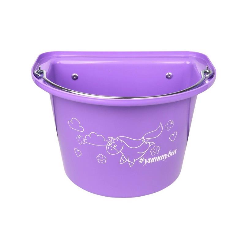 Żłób na paszę z zawiesiem i pałąkiem      Yummy, 12 l, lawendowy