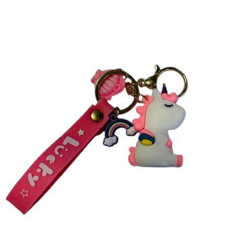 Breloczek do kluczy silikonowy            jednorożec