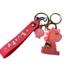 Breloczek do kluczy silikonowy            jednorożec