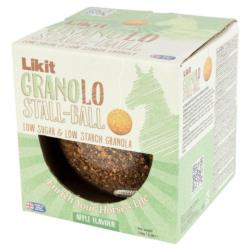 Lizawka do boksu Stableball GRANOLO 1.5   kg - LIKIT - jabłko