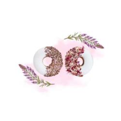 Pączki Wrzos & Chaber Zestaw 2 ciastek    dla koni z lukrem i ziołami Candy Horse