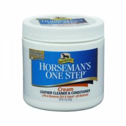 Horseman`s One Step Cream , pasta do  czyszczenia i pielęgnacji wyrobów ze skóry 425g,  Absorbine